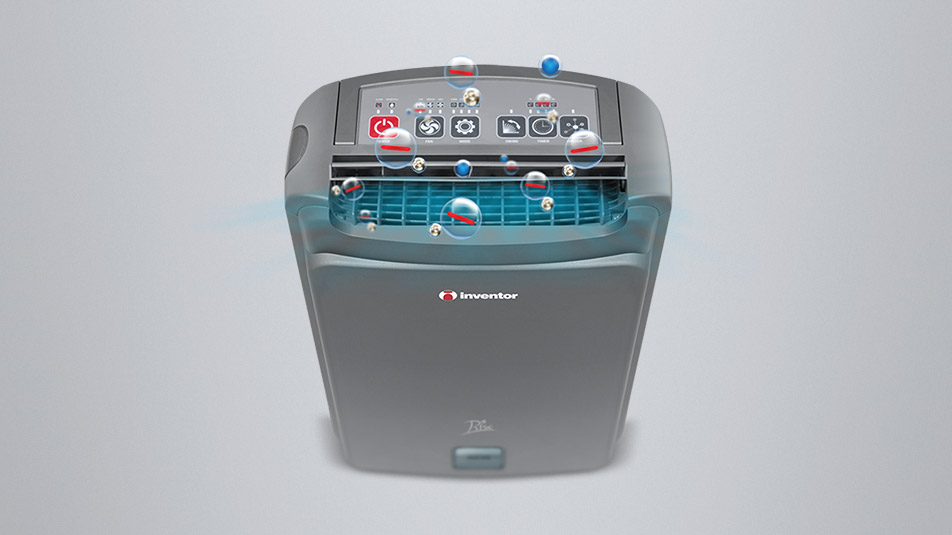 Desiccant Dehumidifier Rise 8L Inventor appliances